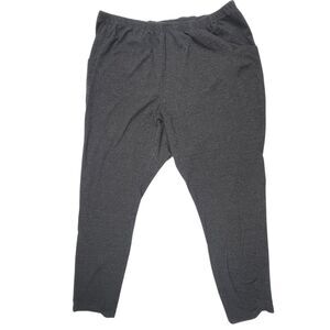 Women Within Leggings 2X Black Size Pocket Comfy Stretch Activewear Lot of 2